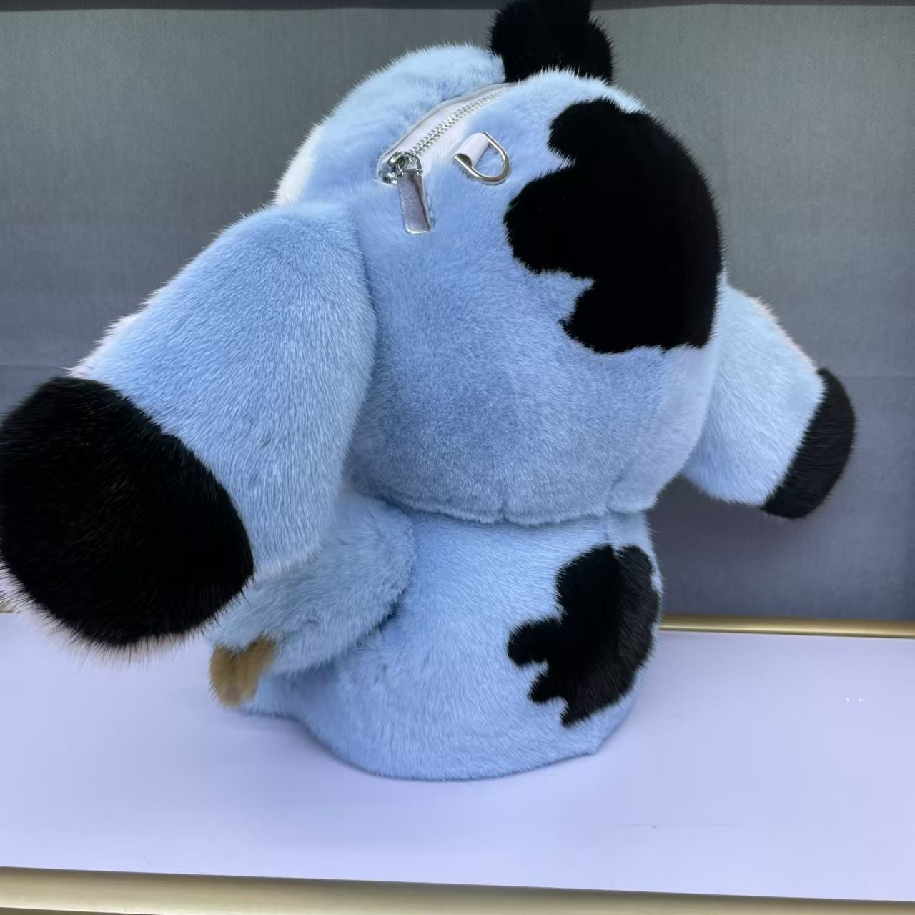 【定制女包】进口水貂真毛皮草女包卡通玩偶背包公仔包单肩斜挎包,淘宝优惠券,粉丝福利购,淘宝优惠卷