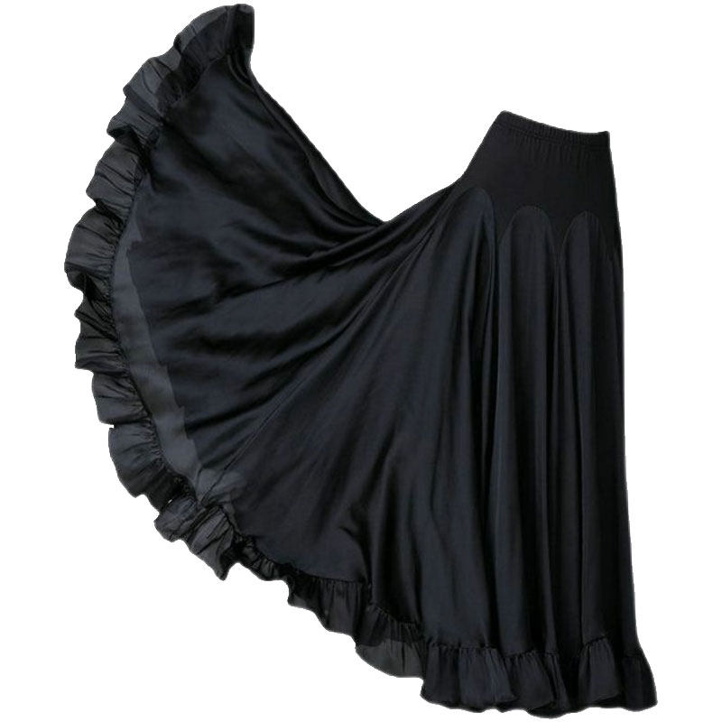 新款广场舞半身裙高腰大摆长裙夏摩登国标交谊拉丁舞华尔兹跳舞裙,淘宝优惠券,粉丝福利购,淘宝优惠卷