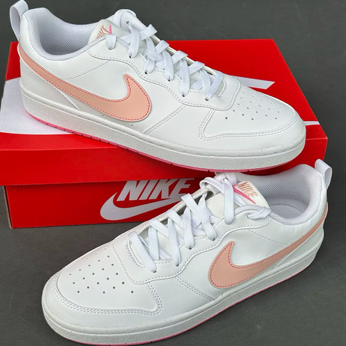 Nike/耐克Court BoroughLow2白粉复古低帮女子休闲板鞋DV5456-111 - 图3