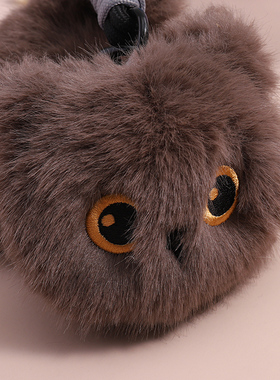 多爱17CM趴姿黑猫挂件