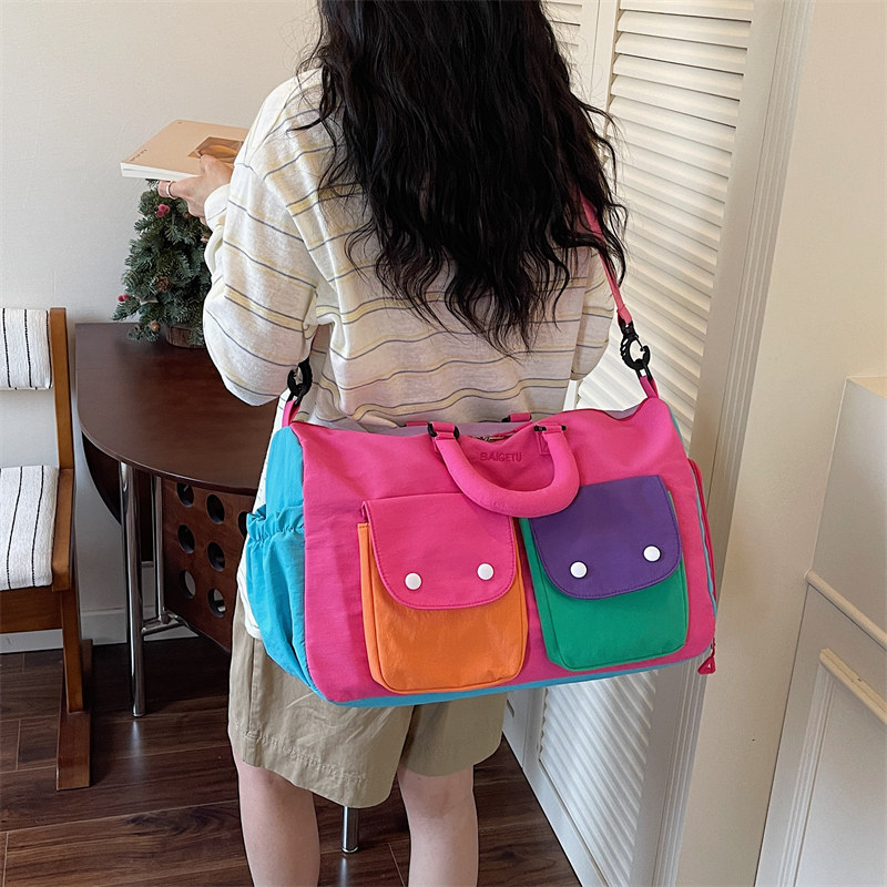Women's large-capacity portable lightweight short-distance storage travel bag