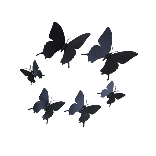 白色仿真蝴蝶纯色大蝴蝶婚庆背景婚纱摄影道具家居橱窗立体装饰 - 图3