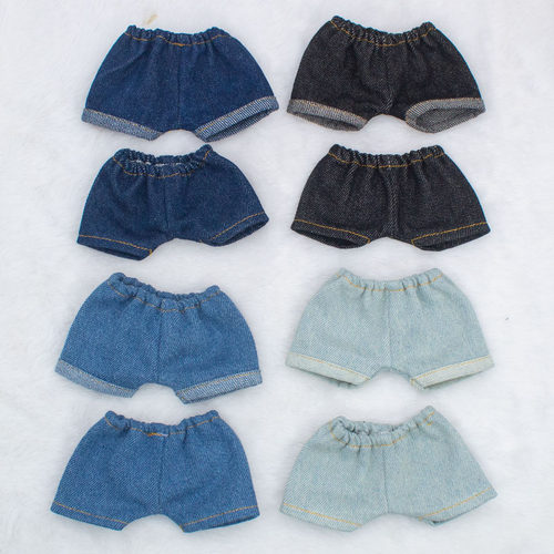 20厘米15cm棉花娃娃衣服10cm娃衣牛仔夹克套装无属性玩偶公仔服饰 - 图3