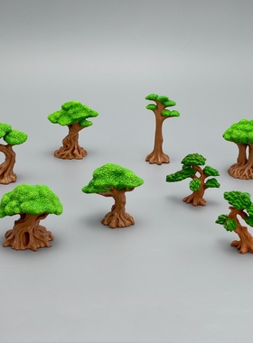 迷你树木模型苔藓缸DIY场景装饰