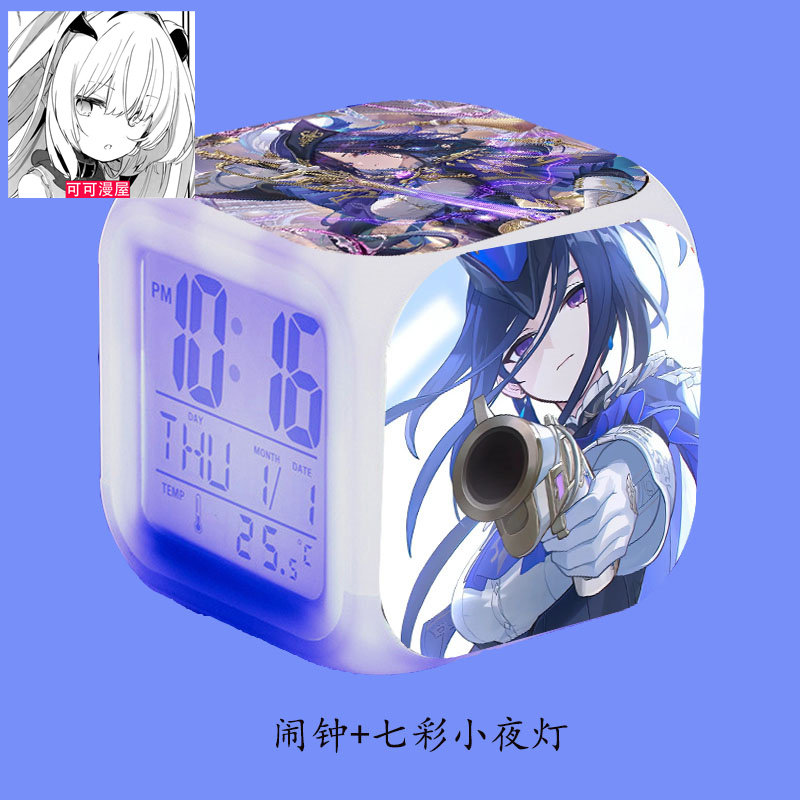 【可可漫屋】原神周边希格雯克洛琳德阿蕾奇诺闹钟儿童学生床头钟