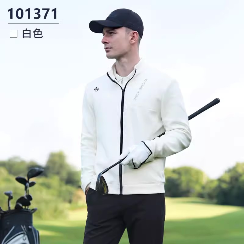 PGA 高尔夫服装男装外套秋冬季运动上衣防风立领保暖衣服golf球衣 - 图3