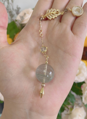 原创设计灵摆绿幽灵绿水晶男女