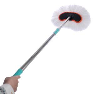 车仆多用途伸缩式牛奶丝洗车拖把长杆长柄伸缩软毛洗车刷汽车蜡拖