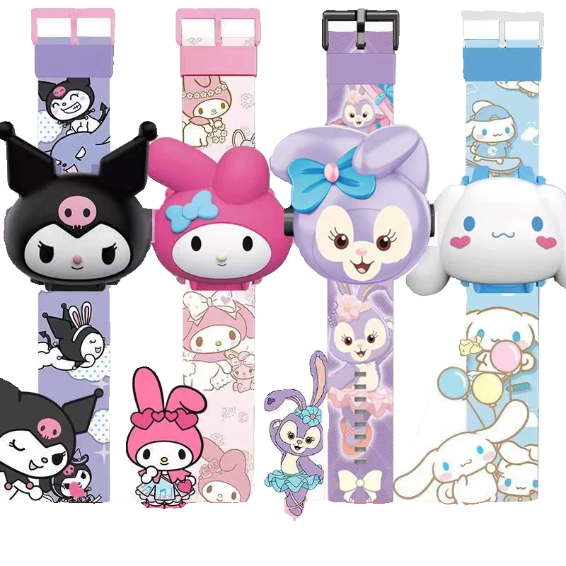 库洛米玉桂狗卡通发光电子表美乐蒂KT猫幼儿童玩具投影手表,淘宝优惠券,粉丝福利购,淘宝优惠卷