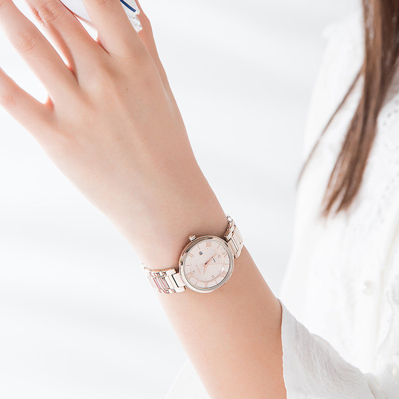 卡西欧手表女SHEEN星空女表太阳能石英表正品SHE-4529女款