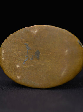 黄铜实心莲花台底座摆件