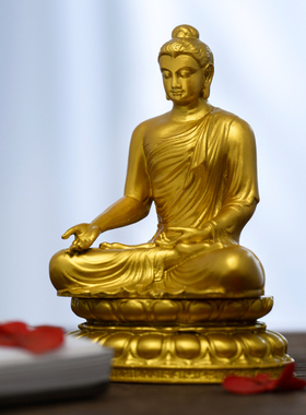 三宝佛阿弥陀佛佛像摆件