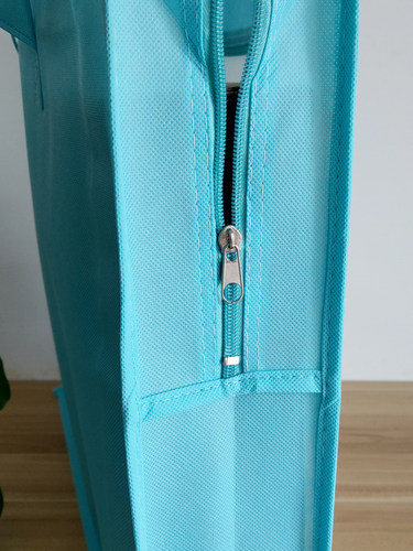 家纺夏凉被子包装袋无纺布拉链款手提袋毛毯四件套礼品袋衣物鞋子 - 图1