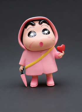 蜡笔小新门把手装饰摆件入户门玄关电视柜乔迁之喜新家卧室房间