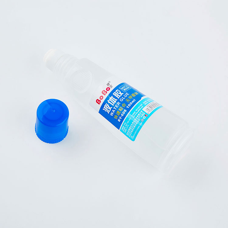 博宝BY-606液体胶水海绵头胶水高粘度办公液体胶水实用型100ml - 图2