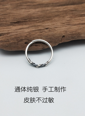 原创设计纯银女生戒指开口可调节