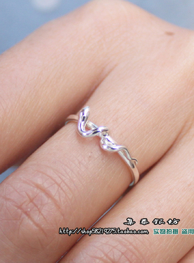 原创生肖蛇设计时尚纯银女戒指