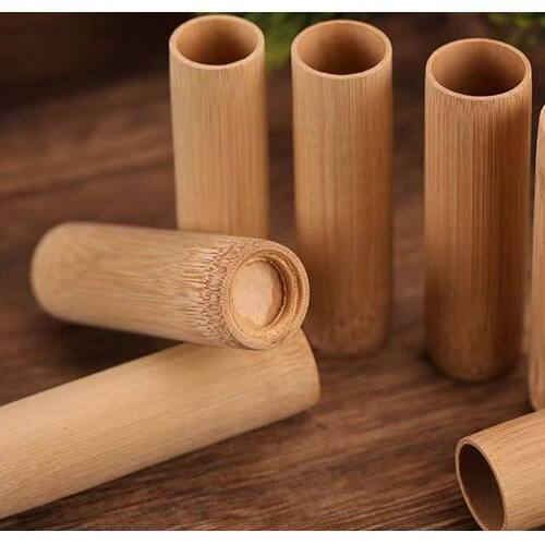 小竹罐子拇指拔罐竹筒泻血罐水煮罐面部排瘀竹筒罐紫竹罐无漆碳化 - 图1