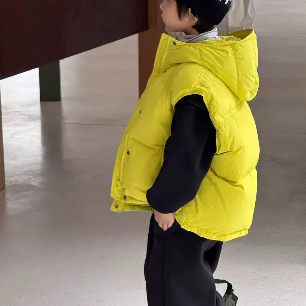 【韩代高货款90国标厚绒】高货成人儿童冬季加厚连帽羽绒马甲,淘宝优惠券,粉丝福利购,淘宝优惠卷