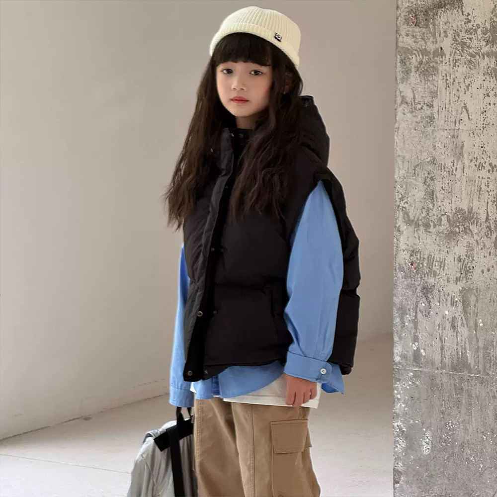 【韩代高货款90国标厚绒】高货成人儿童冬季加厚连帽羽绒马甲,淘宝优惠券,粉丝福利购,淘宝优惠卷