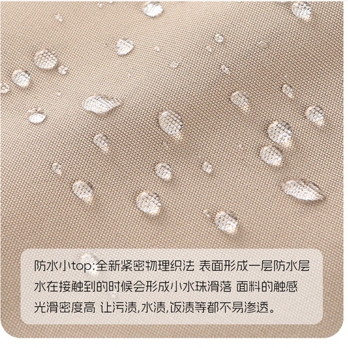 儿童帆布防水围裙防污定制美术印字幼儿园画画衣厨师帽套装 - 图3
