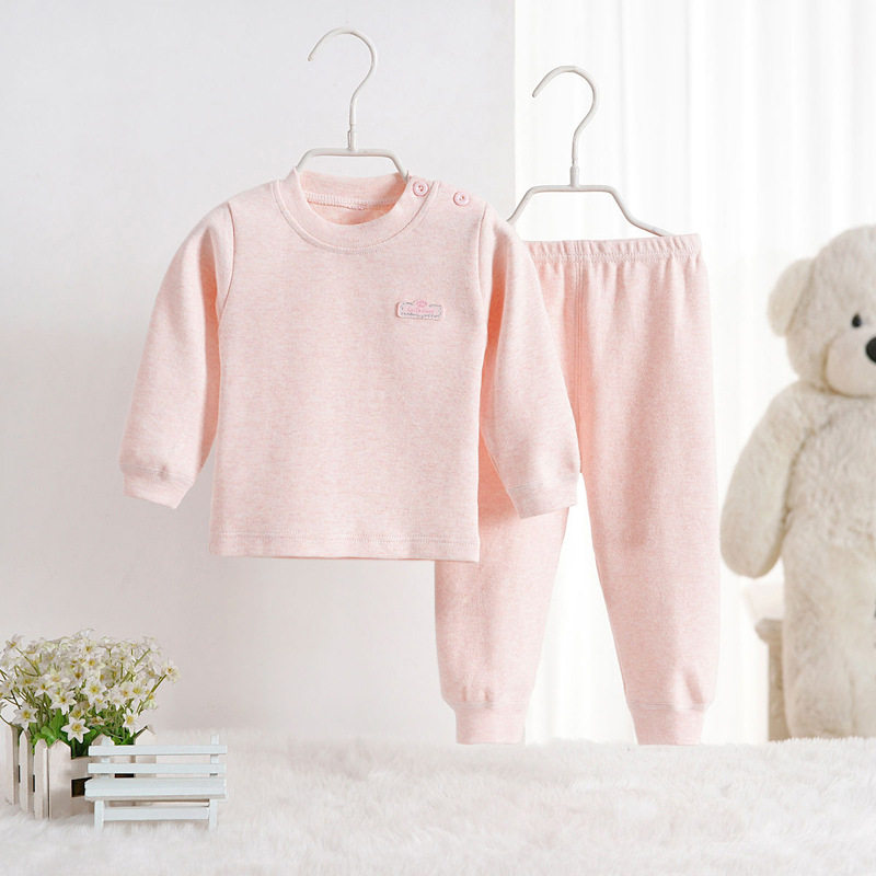 儿童纯棉秋衣秋裤男童女童舒绒彩棉宝宝套装婴儿秋冬全棉保暖内衣,淘宝优惠券,粉丝福利购,淘宝优惠卷