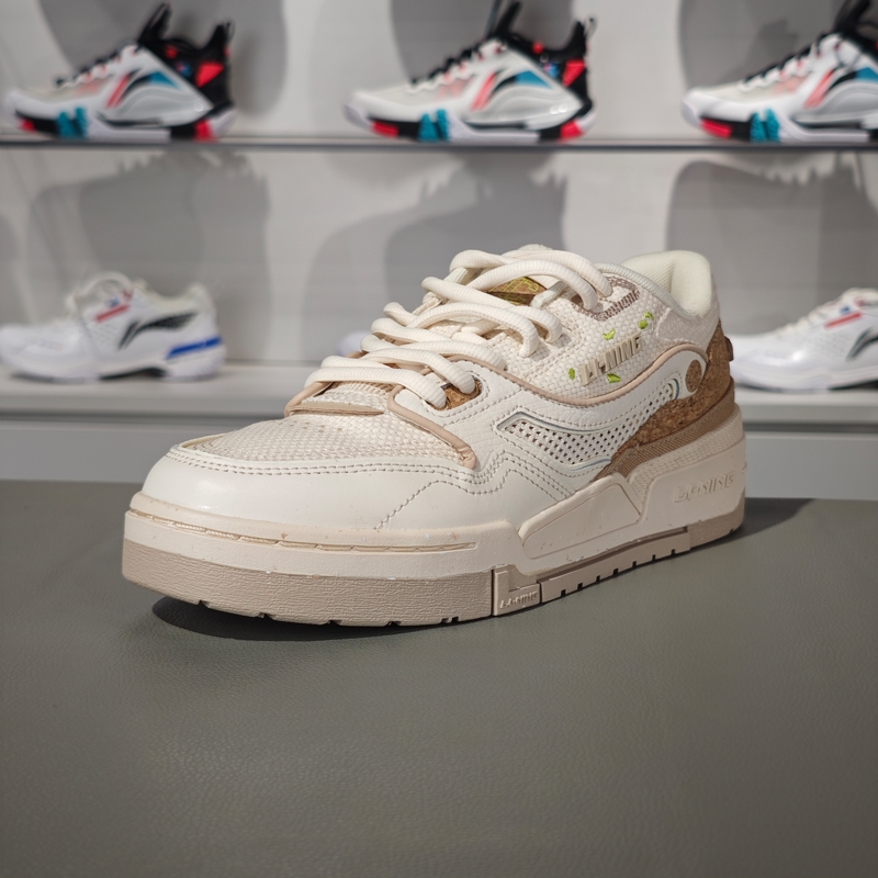 李宁001 BTC PRM 板鞋2023夏季男子舒适软弹经典休闲鞋AGCT067 - 图0