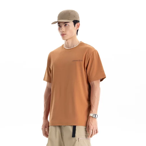 李宁户外CF溯短袖T恤男士圆领上衣透气运动衣针织运动服ATSW031 - 图0