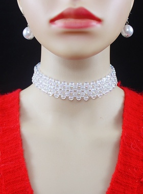 亚克力项链女锁骨链脖子配饰颈带