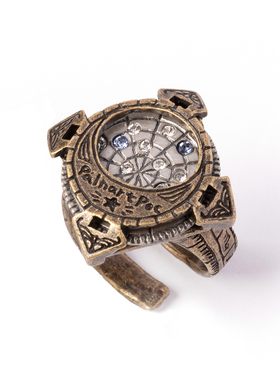 合金星座原创设计戒指手工手作