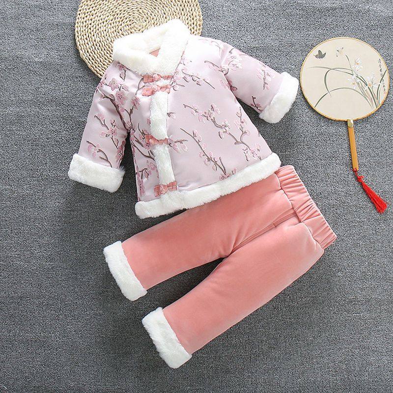 童装女童秋冬装0-2岁女婴儿童冬季套装宝宝6个月新生儿棉衣服唐装,淘宝优惠券,粉丝福利购,淘宝优惠卷