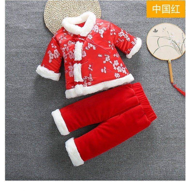 童装女童秋冬装0-2岁女婴儿童冬季套装宝宝6个月新生儿棉衣服唐装,淘宝优惠券,粉丝福利购,淘宝优惠卷