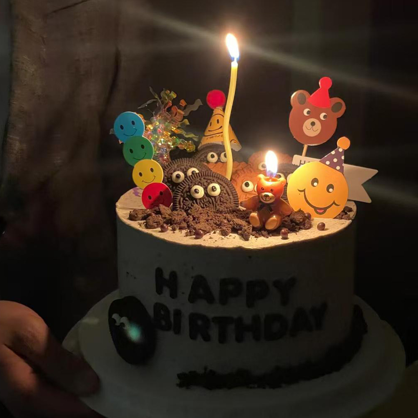 黑色圆形饼干搞怪眼睛蛋糕饼干可可味小奥饼干烘焙蛋糕装饰点缀,淘宝优惠券,粉丝福利购,淘宝优惠卷