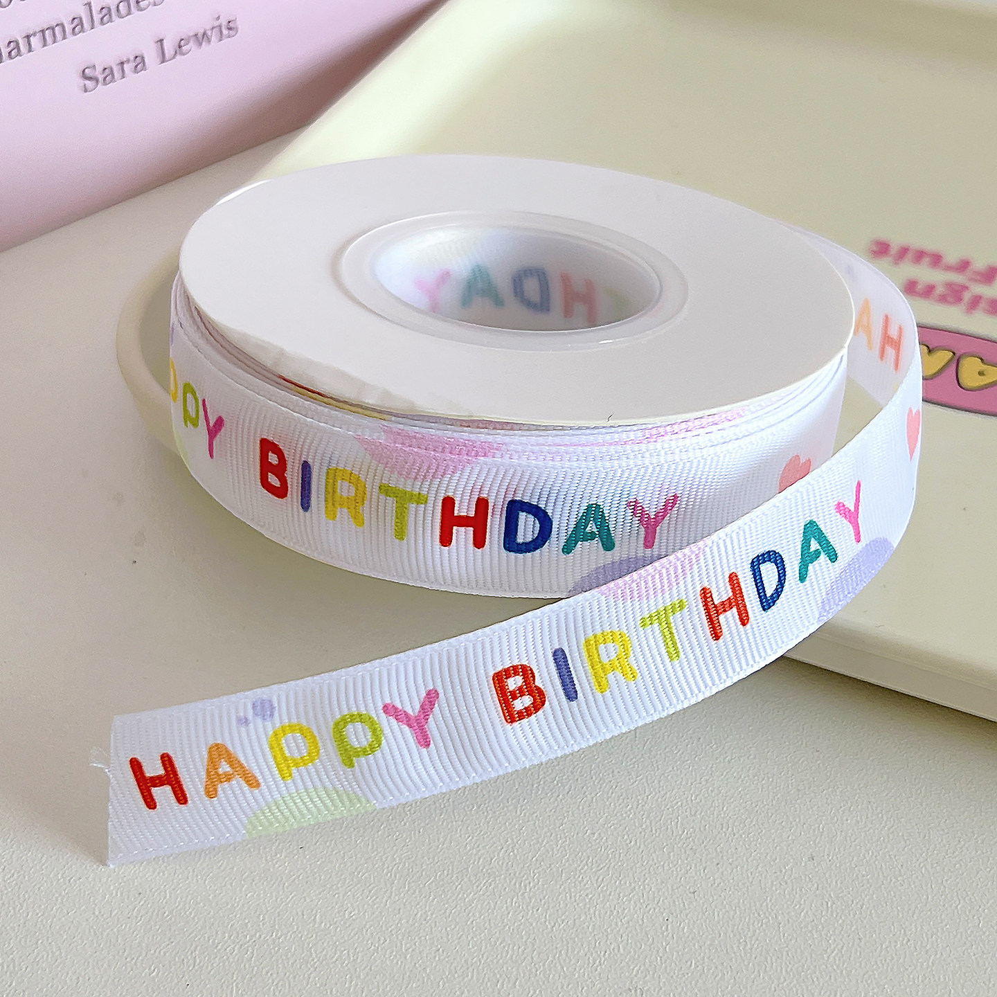 1cm2cm彩色卡通丝带儿童生日蛋糕装饰蛋糕盒包装打包生日快乐彩带,淘宝优惠券,粉丝福利购,淘宝优惠卷