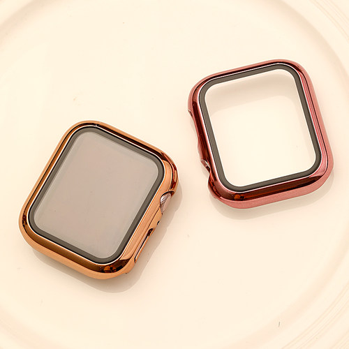 星图9iwatch1234567se8s10 11 12苹果表壳壳膜一体applewatch9保护套耐摔防刮花钢化膜45贴膜44/40mm49ultra - 图3