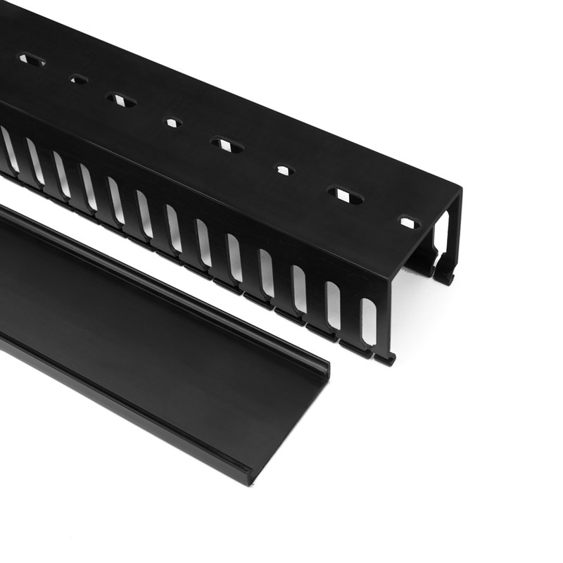 塑料pvc线槽黑色开口型阻燃机柜理线槽电箱配电柜行线槽30*405060,淘宝优惠券,粉丝福利购,淘宝优惠卷