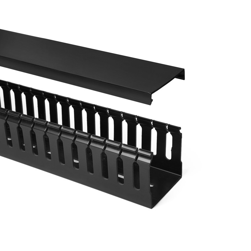 塑料pvc线槽黑色开口型阻燃机柜理线槽电箱配电柜行线槽30*405060,淘宝优惠券,粉丝福利购,淘宝优惠卷