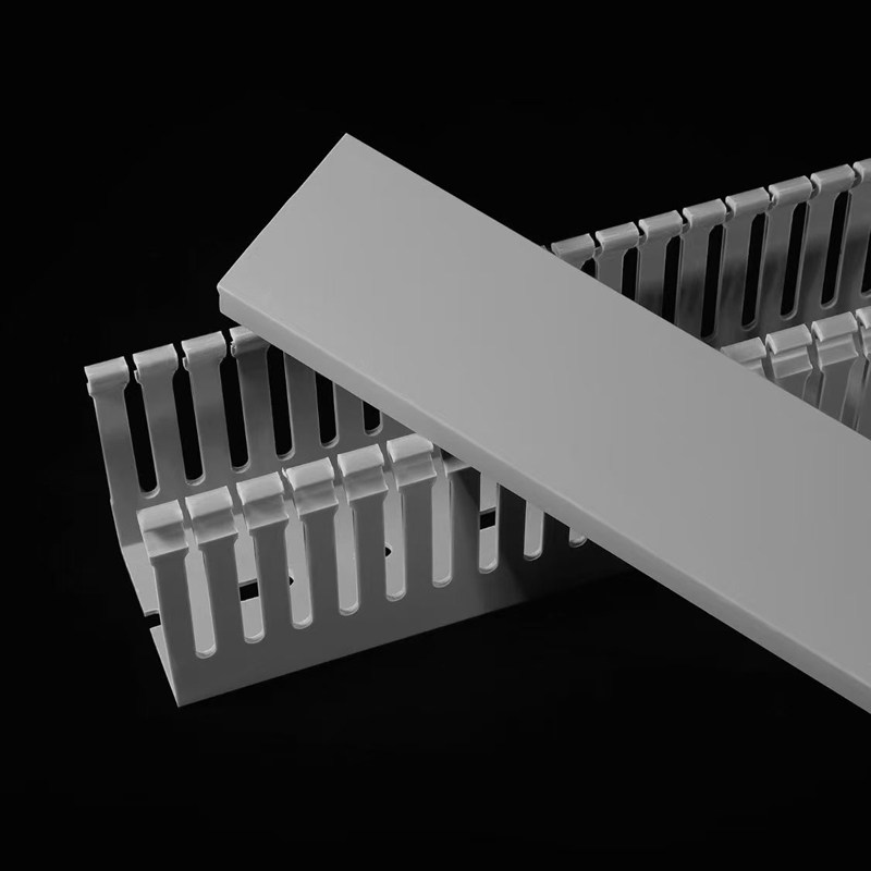 加厚款pvc阻燃线槽开口明装走线槽工业电箱配电柜子灰色U型行线槽,淘宝优惠券,粉丝福利购,淘宝优惠卷