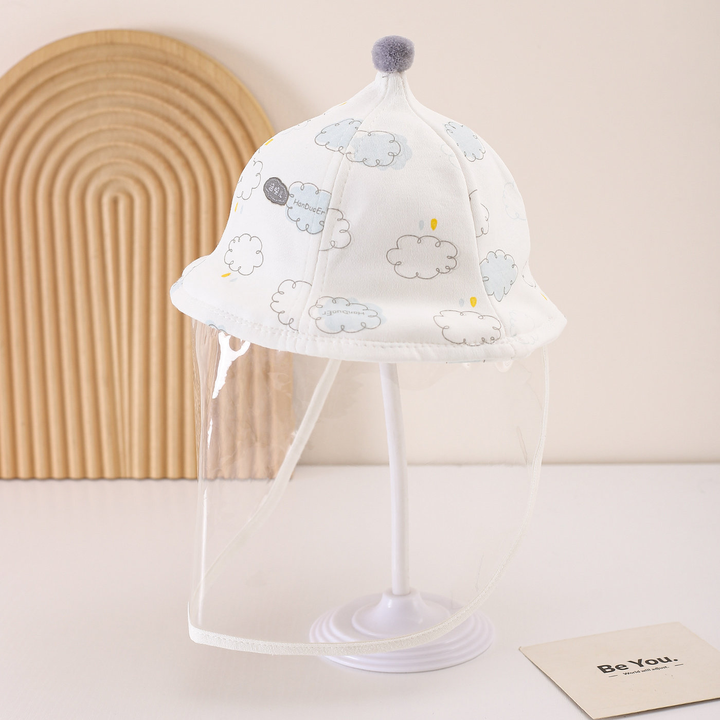 宝宝帽子秋冬季围巾一体帽防风面罩防飞沫婴儿抗寒防护小熊儿童冬,淘宝优惠券,粉丝福利购,淘宝优惠卷