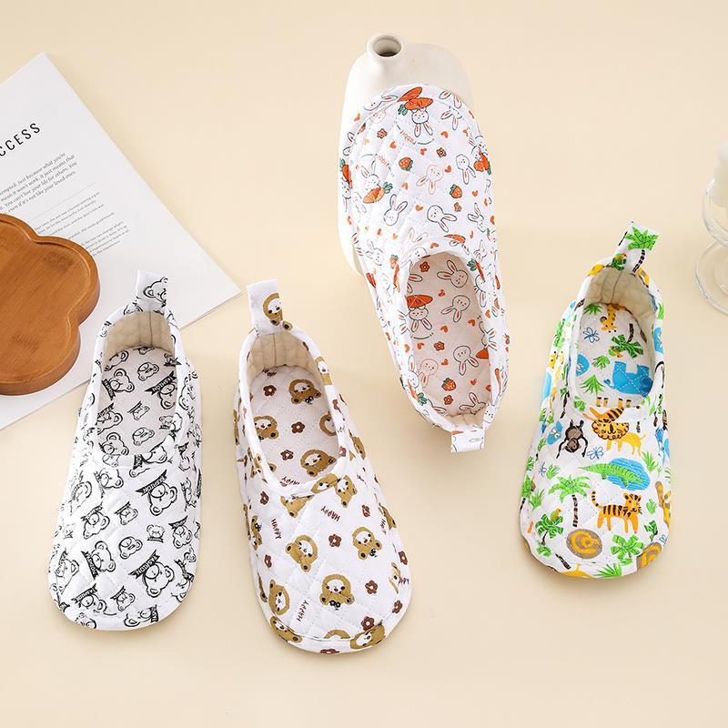 大人亲子鞋袜宝宝地板袜防滑软底儿童轻舒网眼夏天爬爬垫拖鞋成人 - 图0