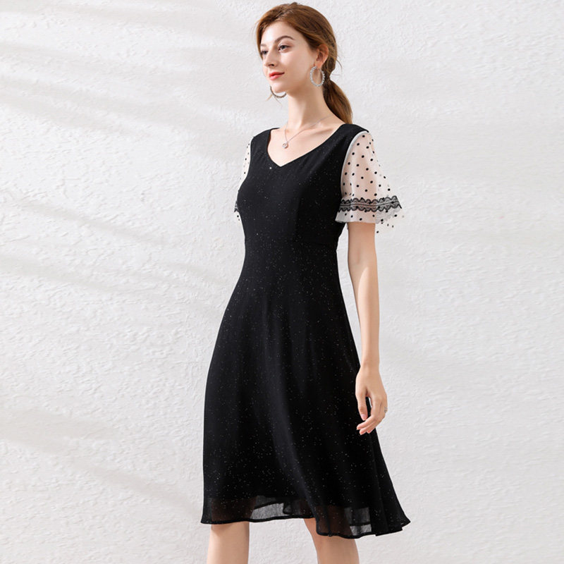 2020显瘦洋气夏季新款宽松潮连衣裙 云妃秀大码女装