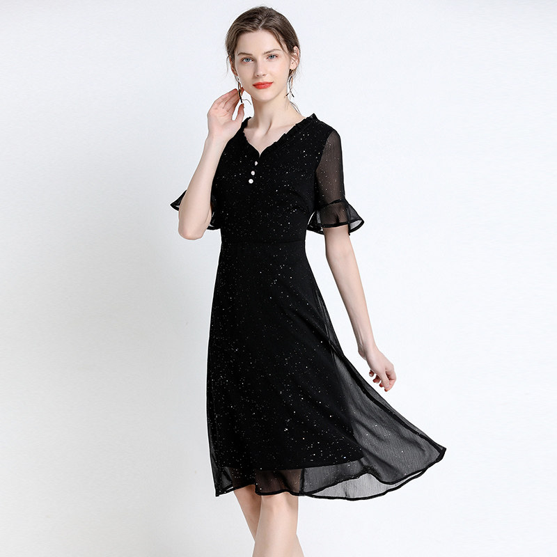 大码韩版潮2020夏季新款连衣裙 云妃秀大码女装