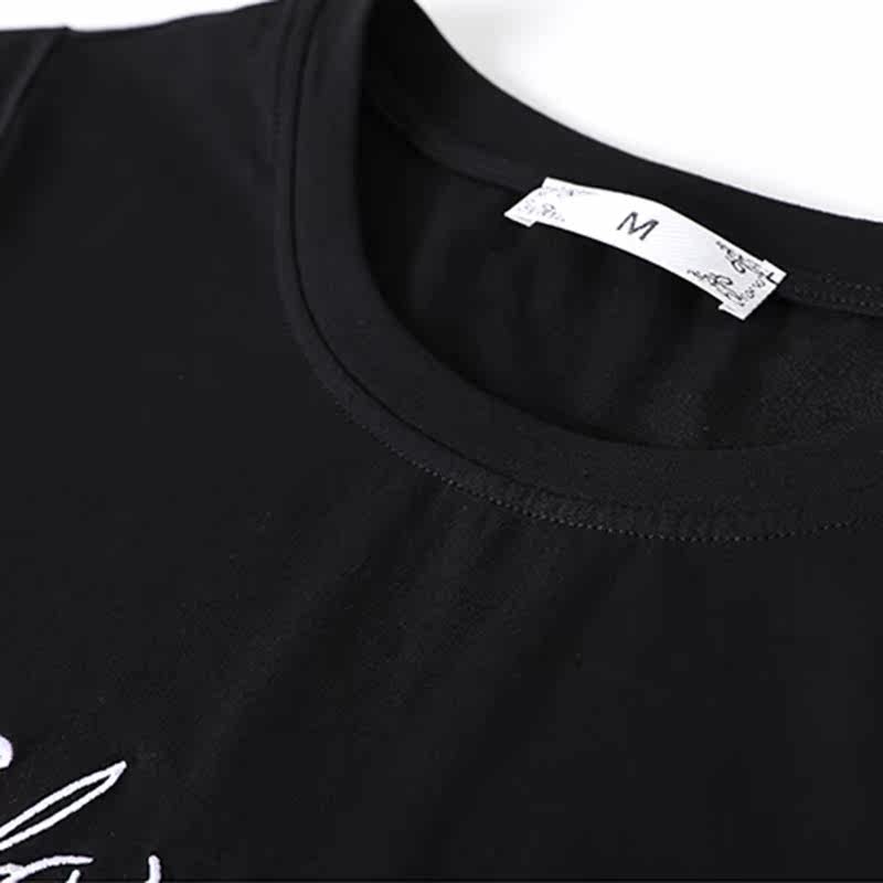 大码圆领休闲宽松百搭胖mm 2020 t恤 云妃秀大码女装