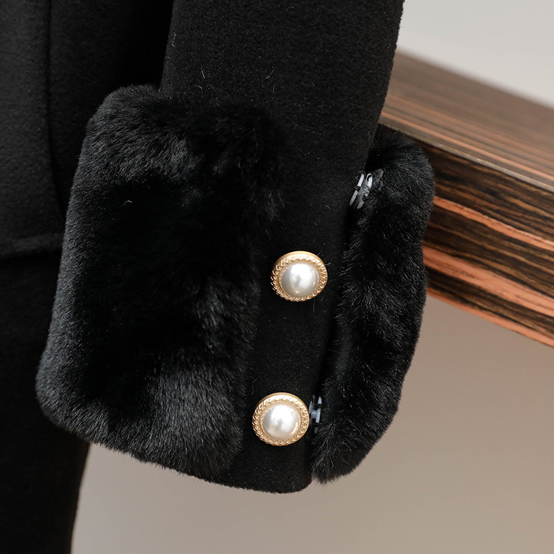 2020秋冬新款胖mm韩版宽松女装大衣 云妃秀大码女装