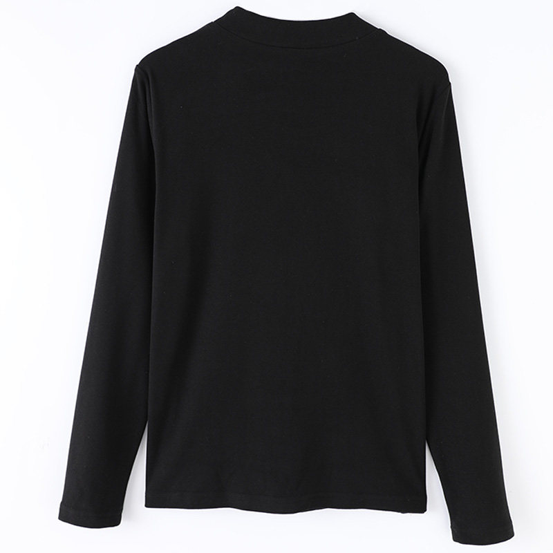 2020秋季新款圆领女装胖mm遮肉上衣 云妃秀大码女装