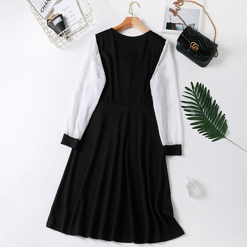 2020秋季新款韩版大码女装潮连衣裙 云妃秀大码女装