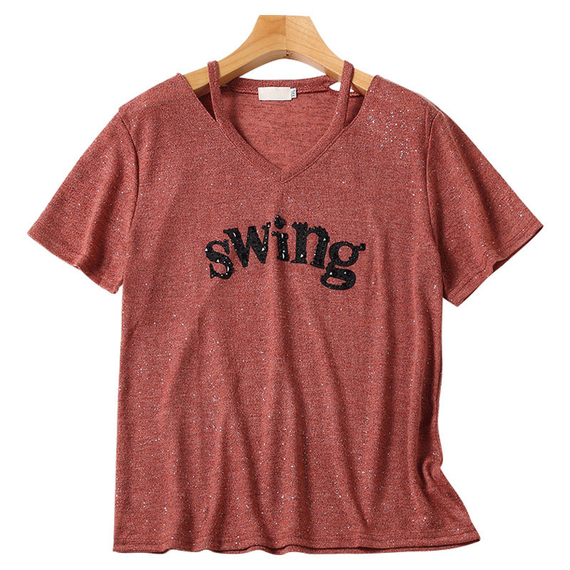 韩版mm显瘦遮肉2020夏季新款t恤 云妃秀大码女装