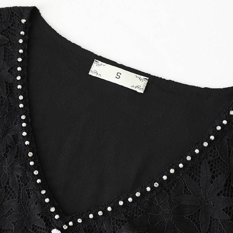 韩版宽松v领洋气大码女装潮连衣裙 云妃秀大码女装