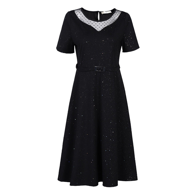 韩版宽松大码洋气新款胖妹妹连衣裙 云妃秀大码女装