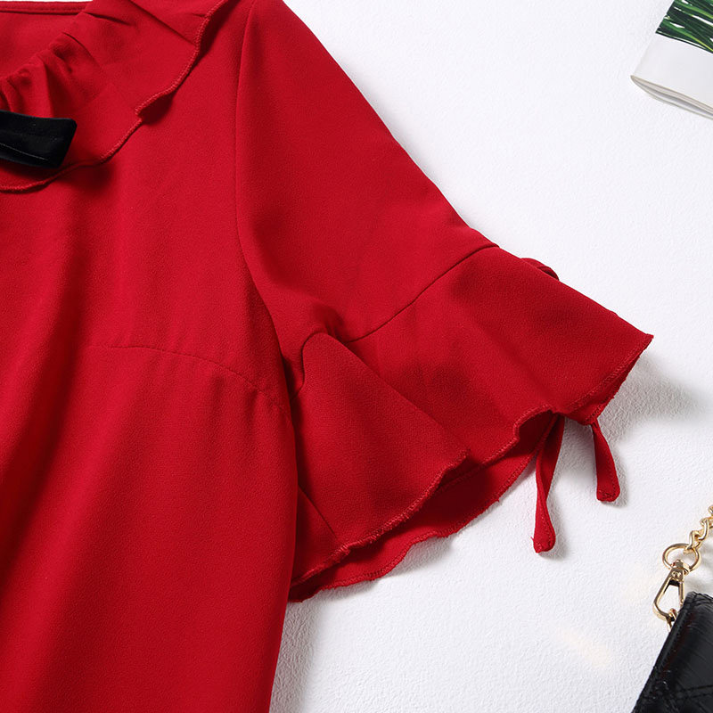 韩版显瘦大码遮肉胖mm雪纺2020上衣 云妃秀大码女装